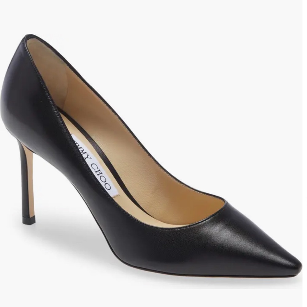 Jimmy Choo Romy 85 Leather Pump